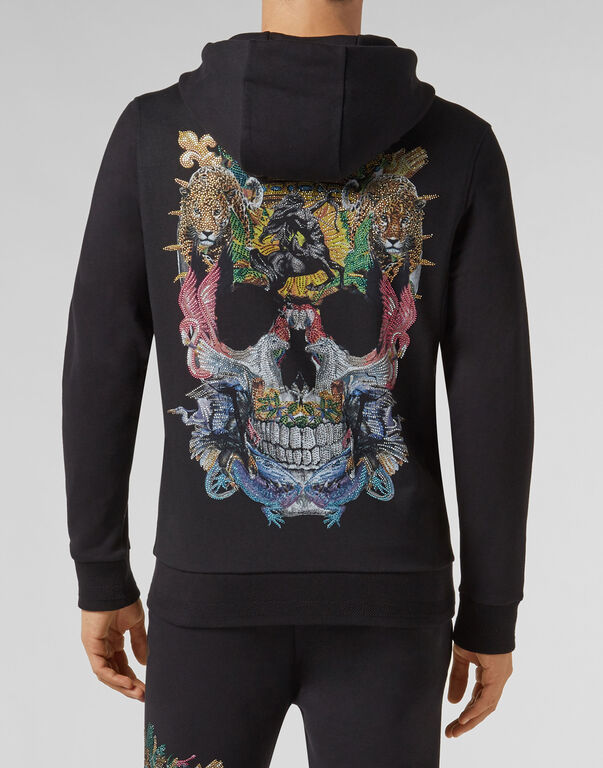 Hoodie Sweatjacket Aloha Plein