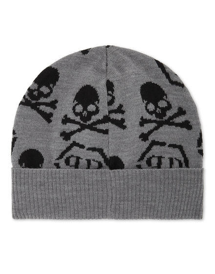 Wool Beanie Skull&Bones
