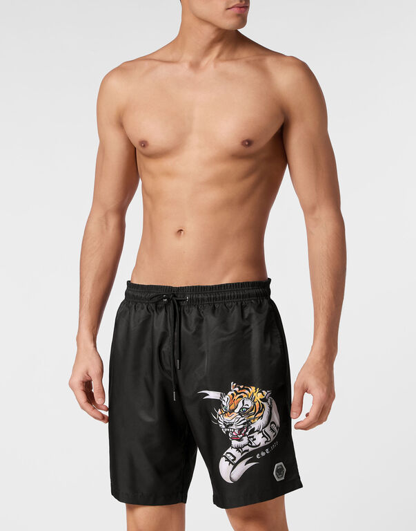 Long Swim Boxers Tattoo