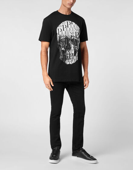 T-shirt Round Neck SS Print Skull