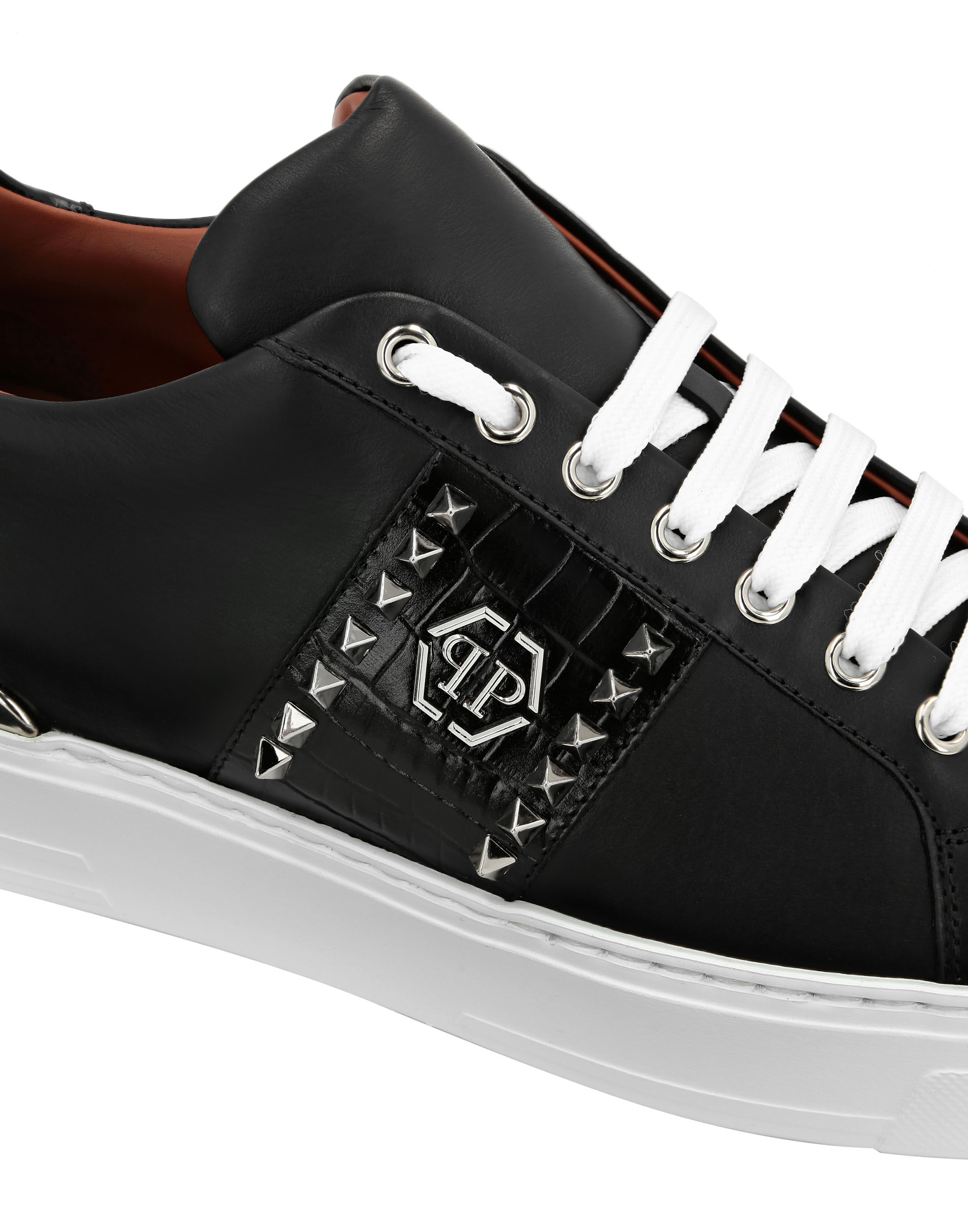 Leather Lo-Top Sneakers The Plein Original TM | Philipp