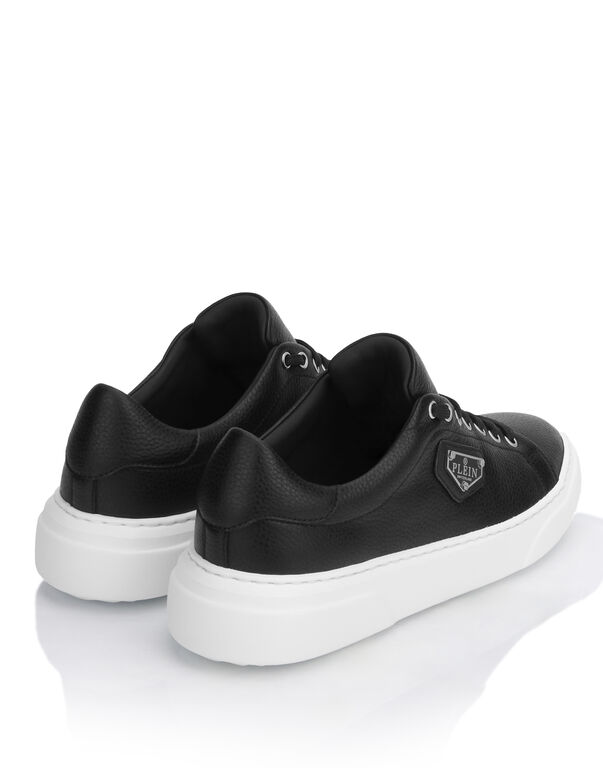 Leather Lo-Top Sneakers Iconic Plein