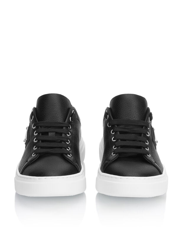 Leather Lo-Top Sneakers Iconic Plein