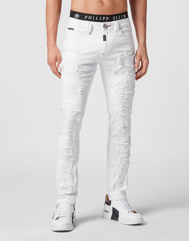 Denim Slim Fit with Python Luxury