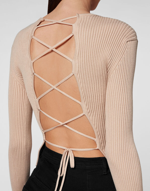 Knit Criss Cross Top