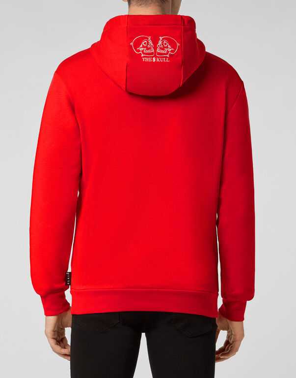 Hoodie sweatshirt Outline Skull
