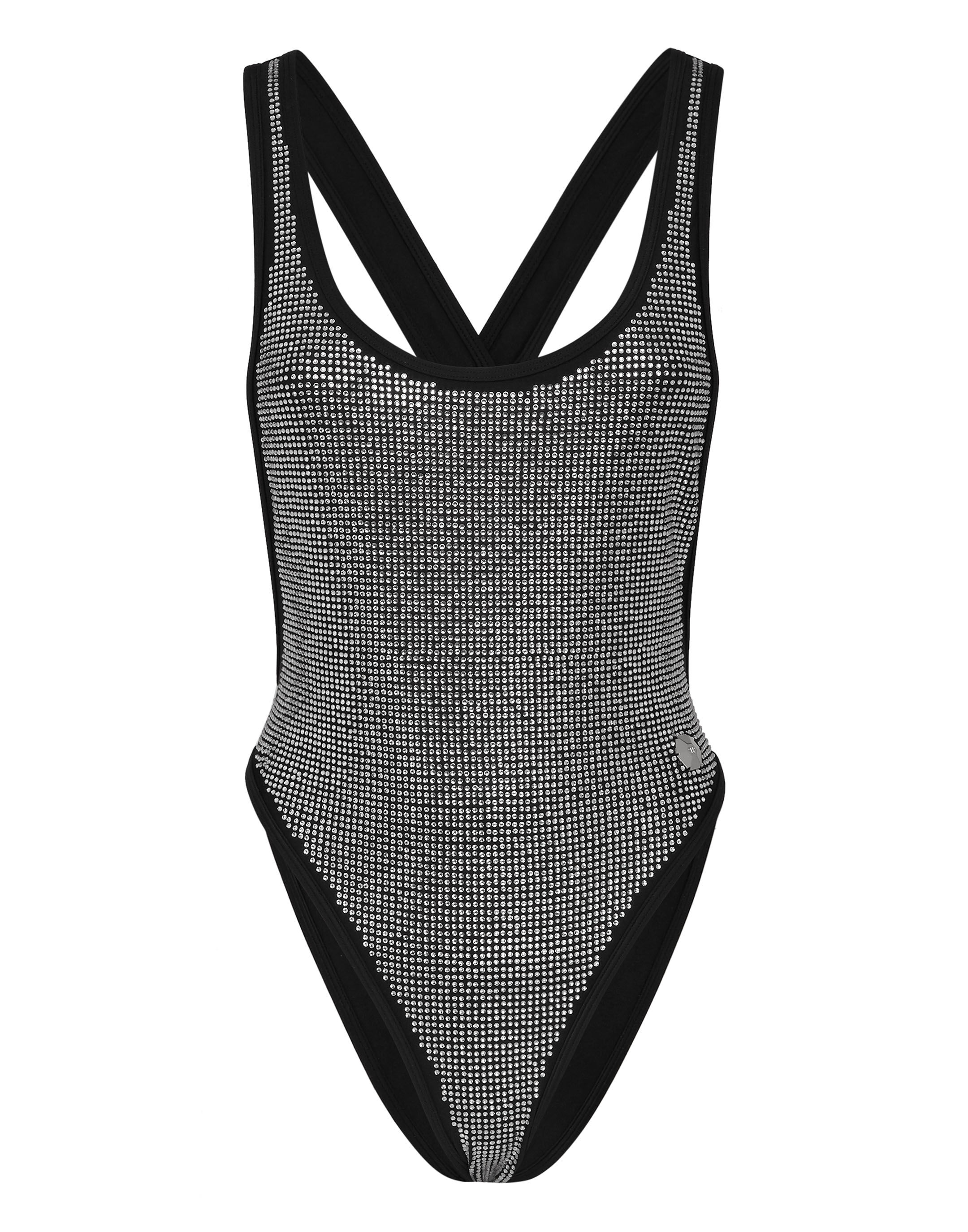 ★AGNEL★ Lillian monokini black Monokini Crystal | Philipp Plein Outlet