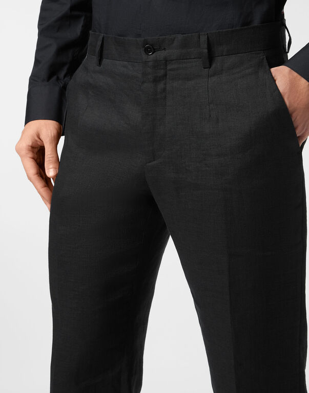 Linen Long Trousers Gigolò fit