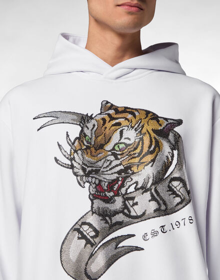 Hoodie Sweatshirt Crystal Tattoo