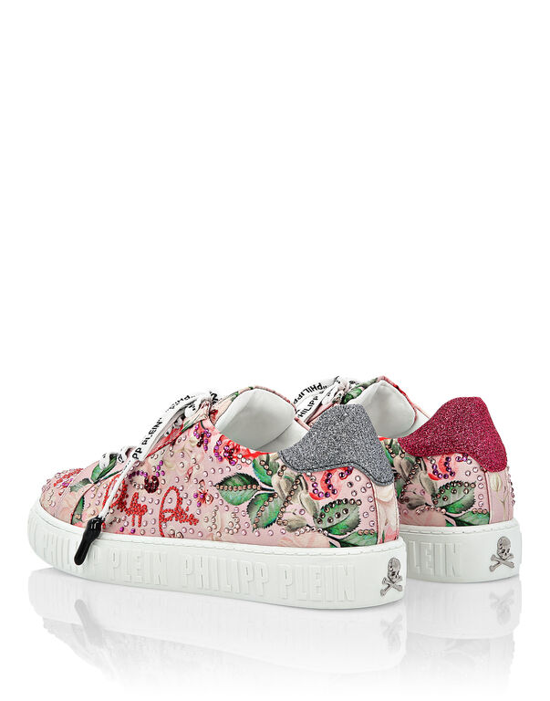 Lo-Top Sneakers Flowers