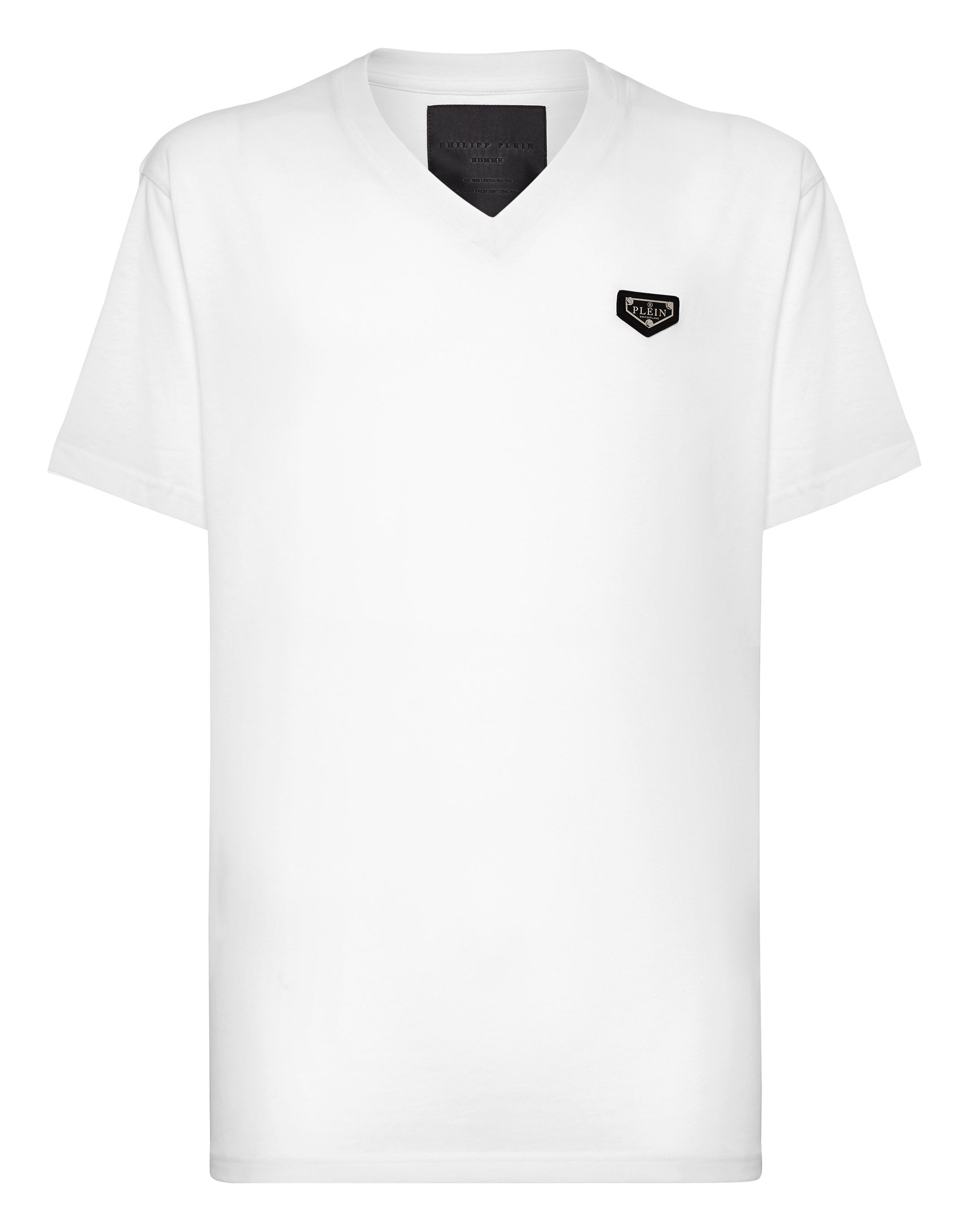 Uomo T-shirt da T-shirt Philipp Plein T-Shirt Nera Con Stampa Logo e LetteringPhilipp Plein in Cotone da Uomo colore Nero 