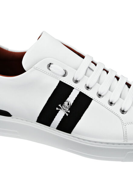 Leather Lo-Top Sneakers Stripes