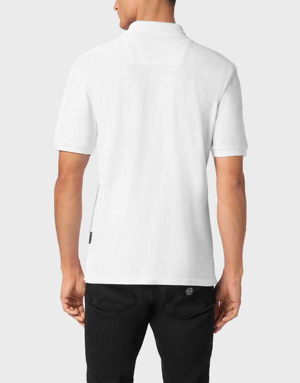 Polo shirt SS Label Contrast