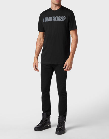 T-shirt Round Neck SS Spray Effect Print Philipp Plein TM