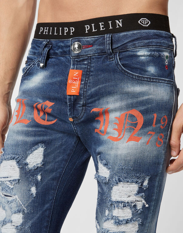 Denim Trousers Super Straight Cut Philipp Plein TM