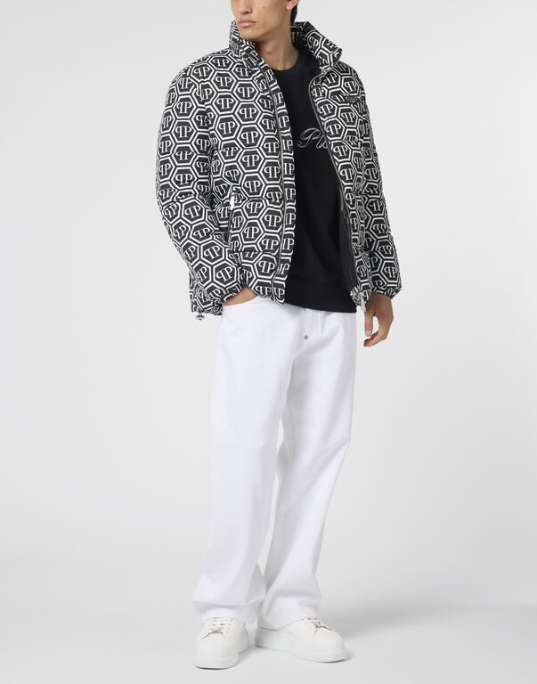 Nylon Puffer Jacket Monogram