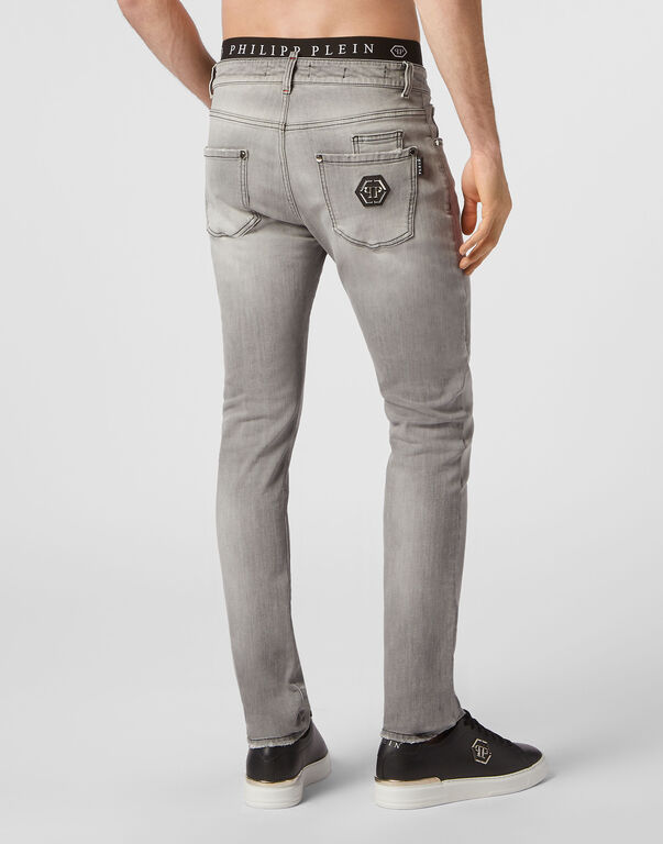 Denim Trousers Super Straight Cut Fit