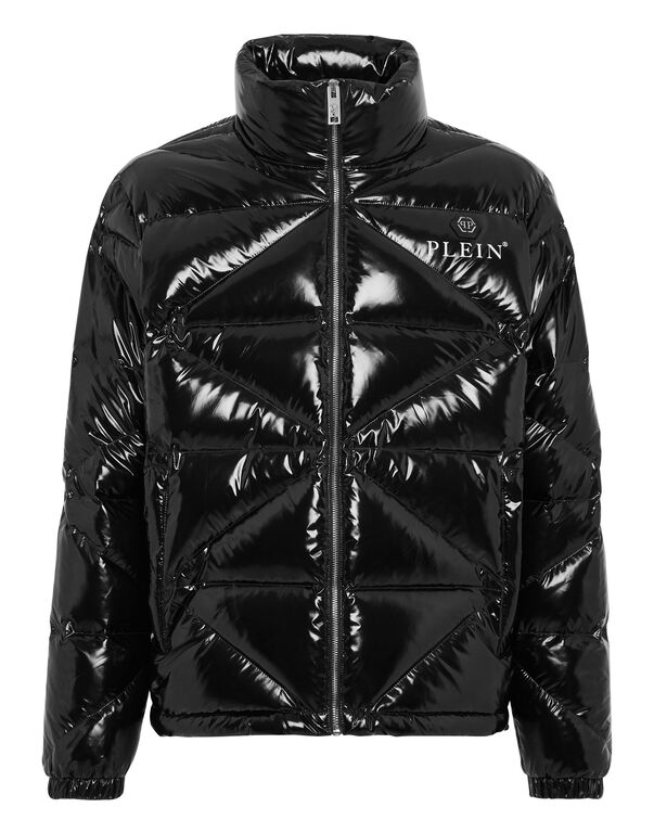 Quilted Down Jacket Hexagon