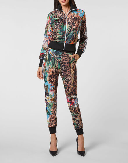 Tracksuit Top/Trousers Baroque Flowers