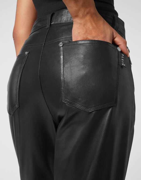 Leather Trousers Long