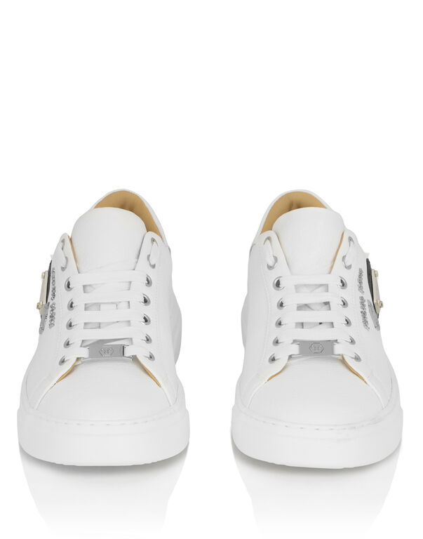 Leather Lo-Top Sneakers Hexagon