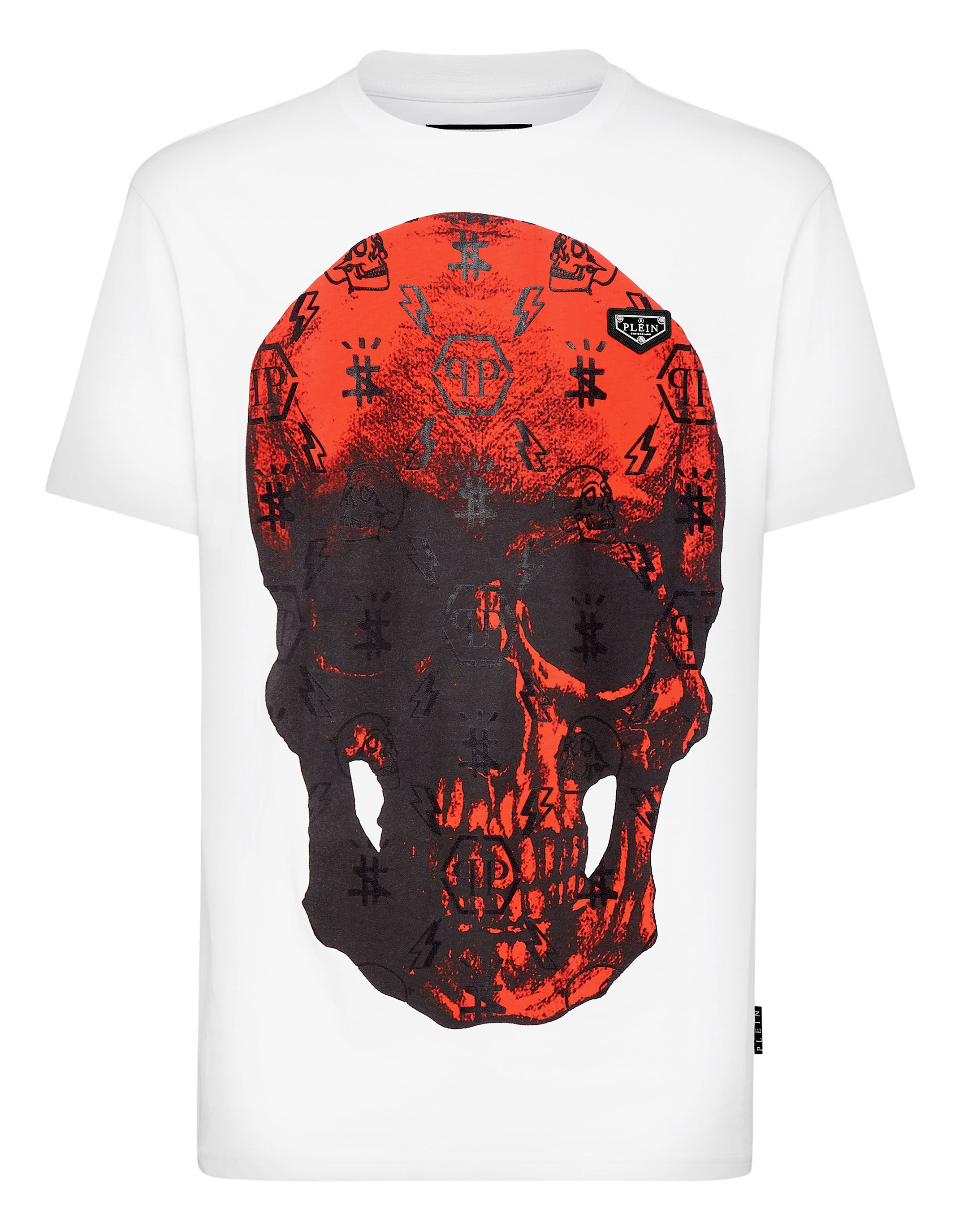 Philipp plein t shirt red deals