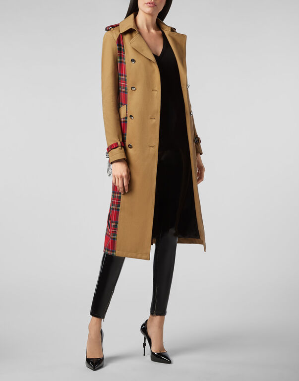 Trench coat Tartan