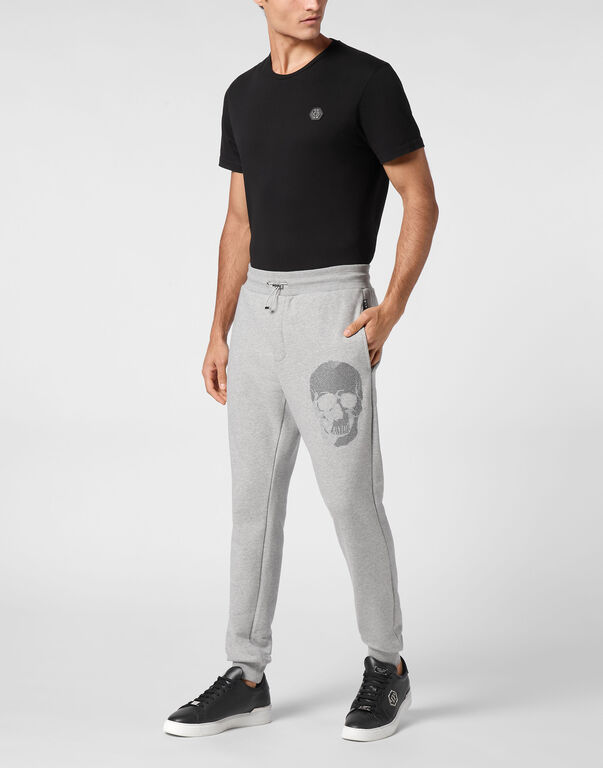 Jogging Trousers Skull strass