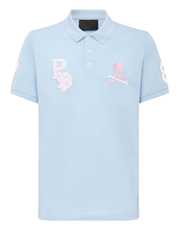 Slim Fit Polo shirt SS Skull and Plein