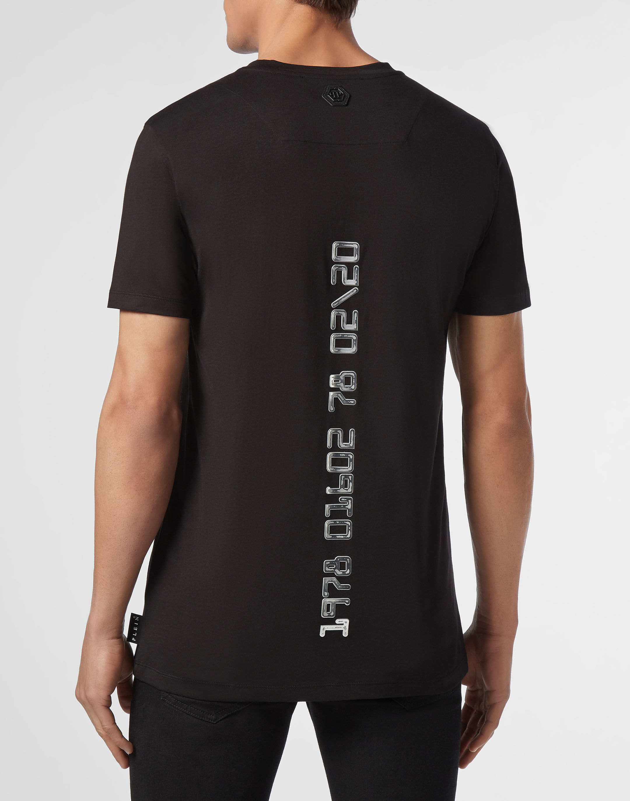 T shirt Platinum Cut Round Neck Credit card Philipp Plein Outlet