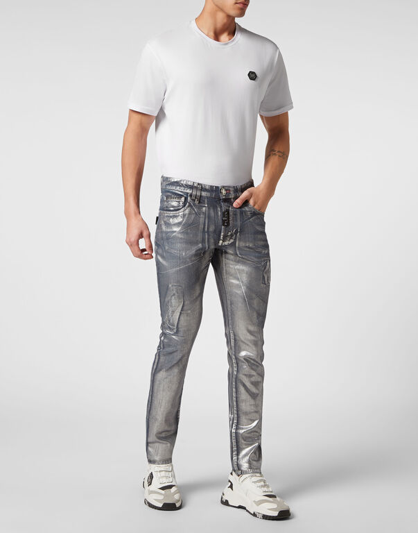 Denim Trousers Super Straight Cut Fit