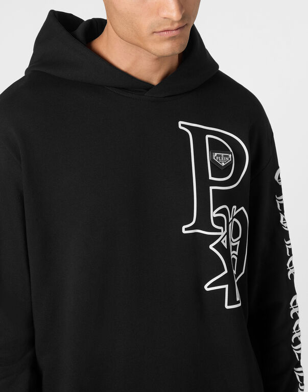 Hoodie Sweatshirt LS Gothic Plein