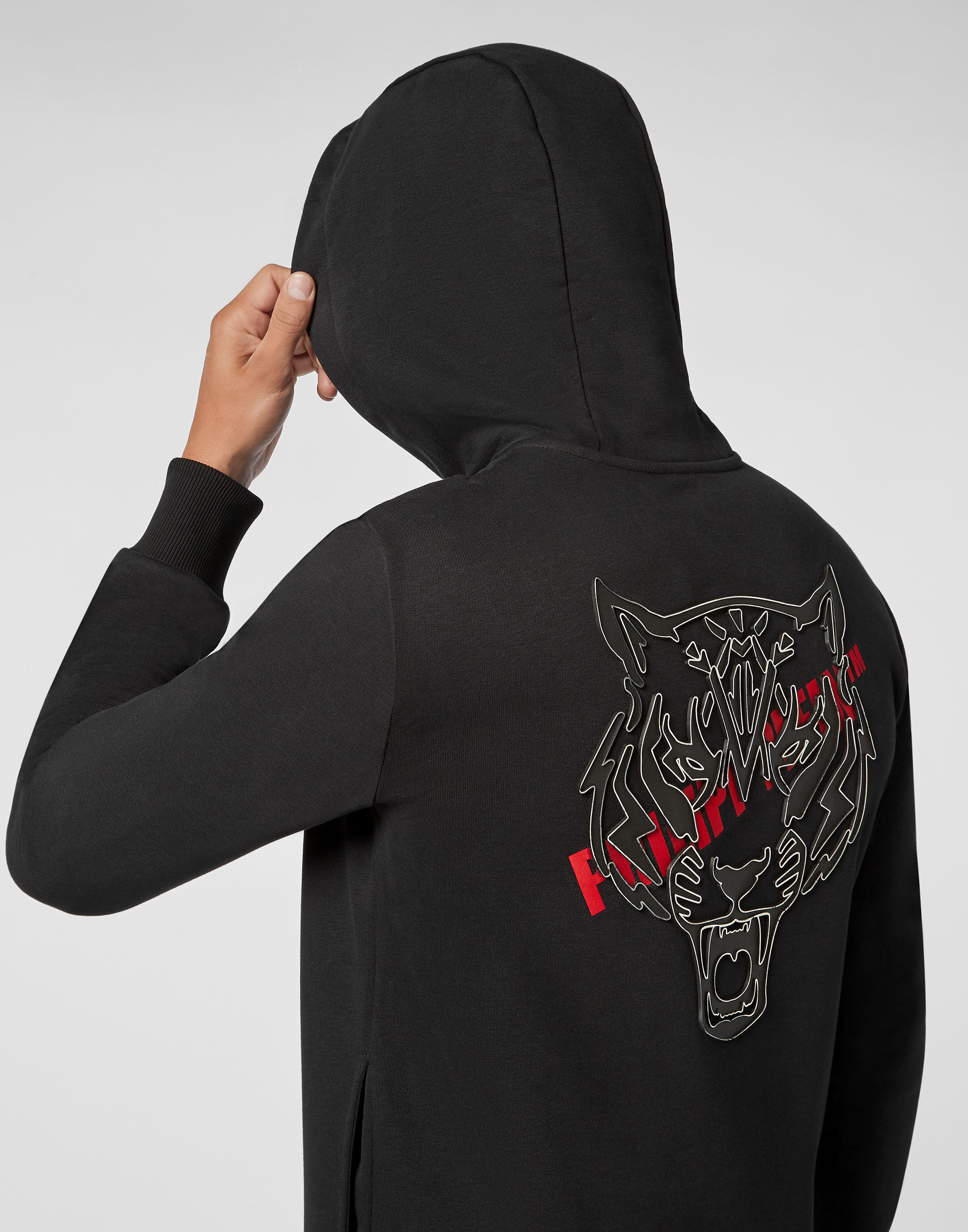 Hoodie Sweatjacket Tiger Philipp Plein Outlet