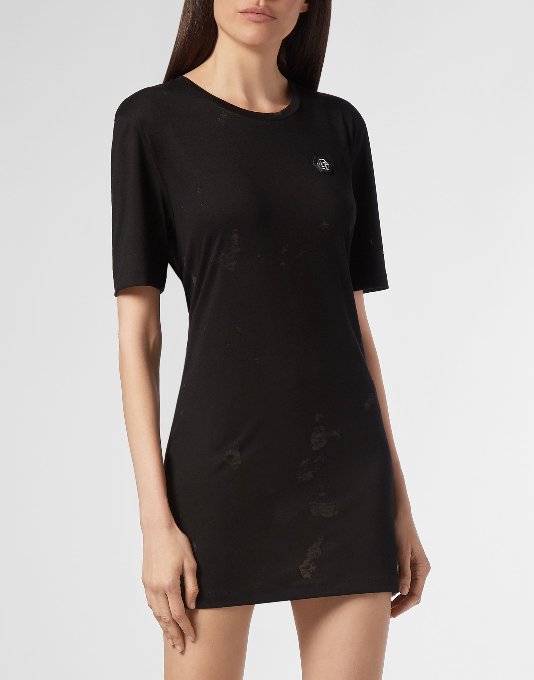 destroyed t shirt dress