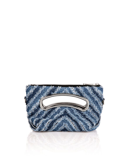 Denim Small Handle Bag