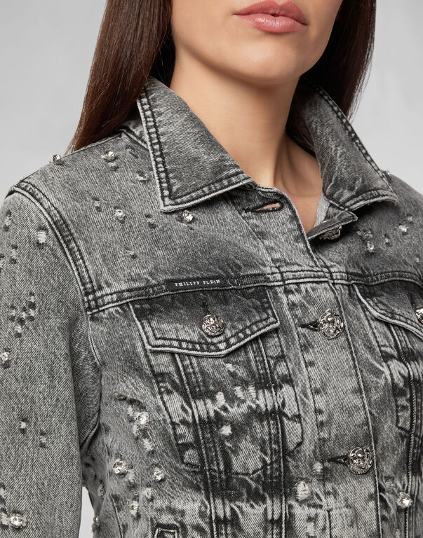 Denim Jacket Crystal