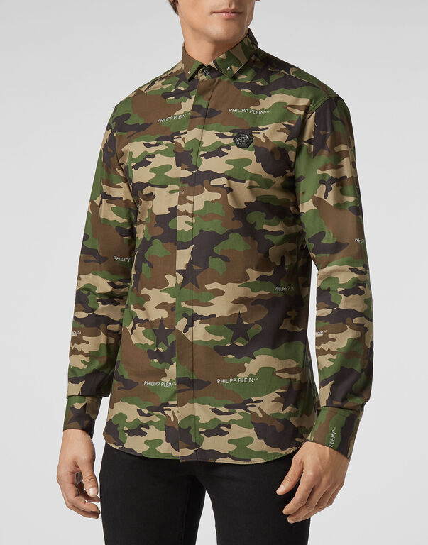 Shirt LS Camouflage