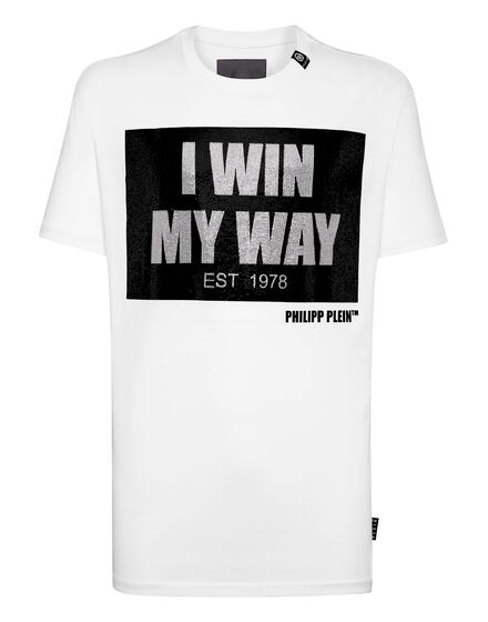 T-shirt Round Neck SS stone I WIN MY WAY