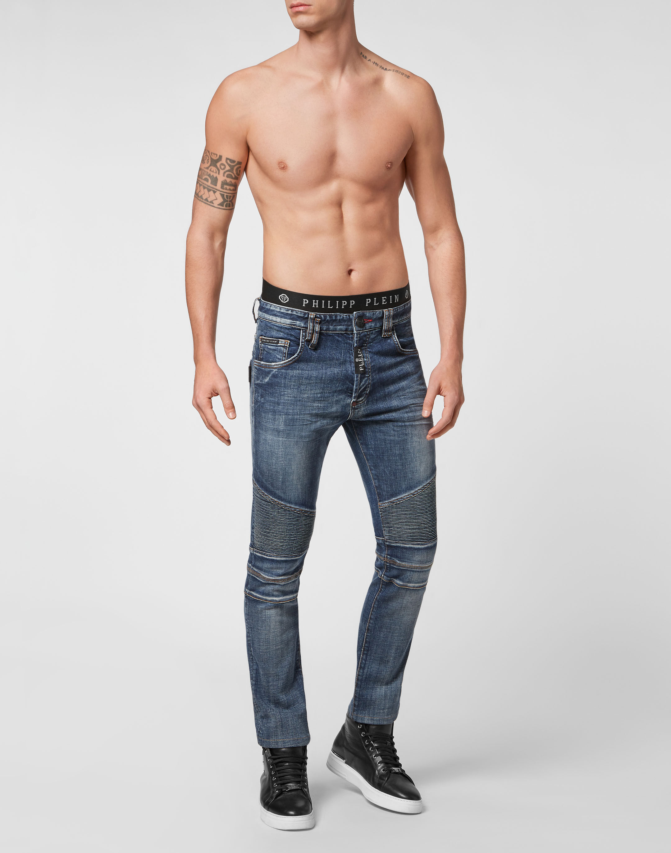 Denim Trousers Skinny Biker Fit Philipp Plein TM Philipp Plein Outlet