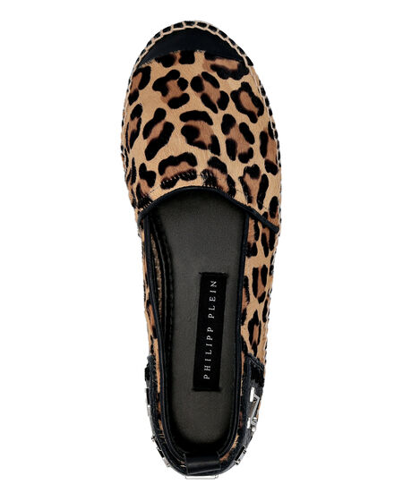 Pony Leather Espadrillas Leopard