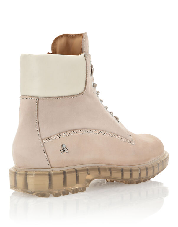 Nabuk Boots Low Flat The Hunter Nabuk Boots Low Flat The Hunter