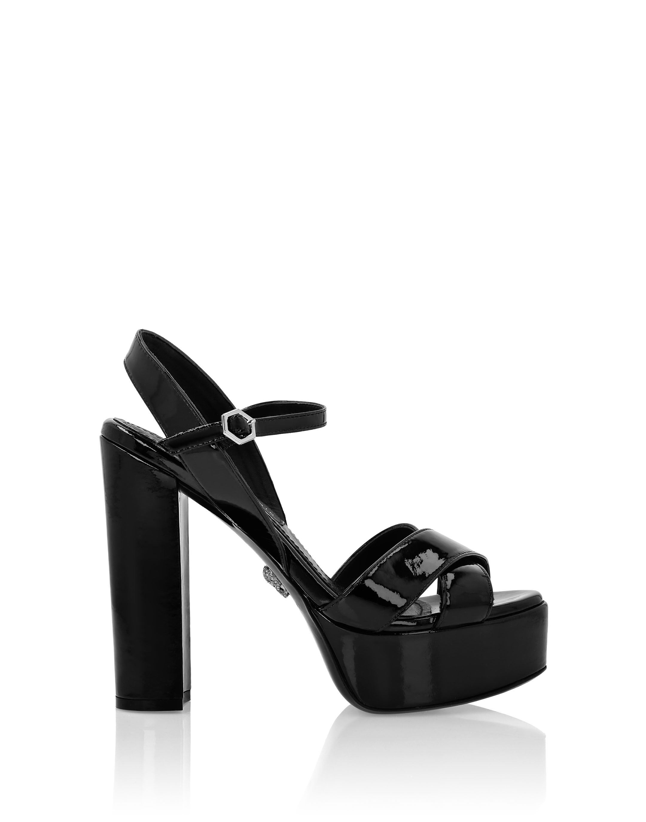 Patent leather Sandals High Heels Iconic Plein Philipp Plein Outlet