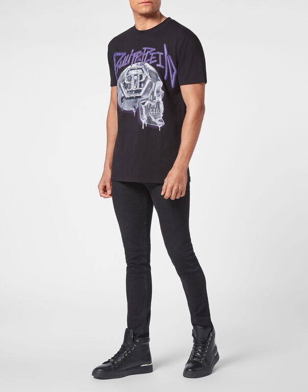 T-shirt Round Neck Skull