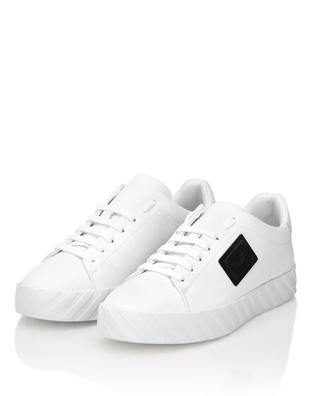Nappa Leather Low-Top Sneakers Placca