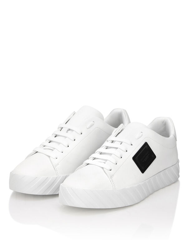 Nappa Leather Low-Top Sneakers Placca