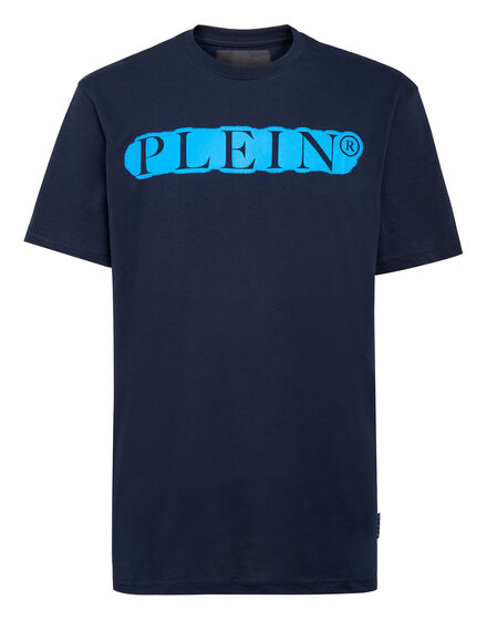 T-shirt Round Neck SS Spray Effect Print Philipp Plein TM