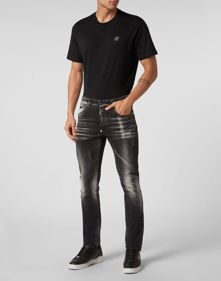 Denim Trousers Super Straight Cut Fit