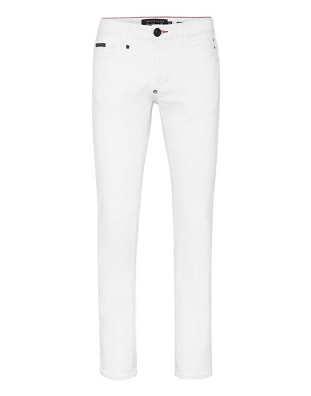 Denim Trousers Super Straight Cut Iconic Plein