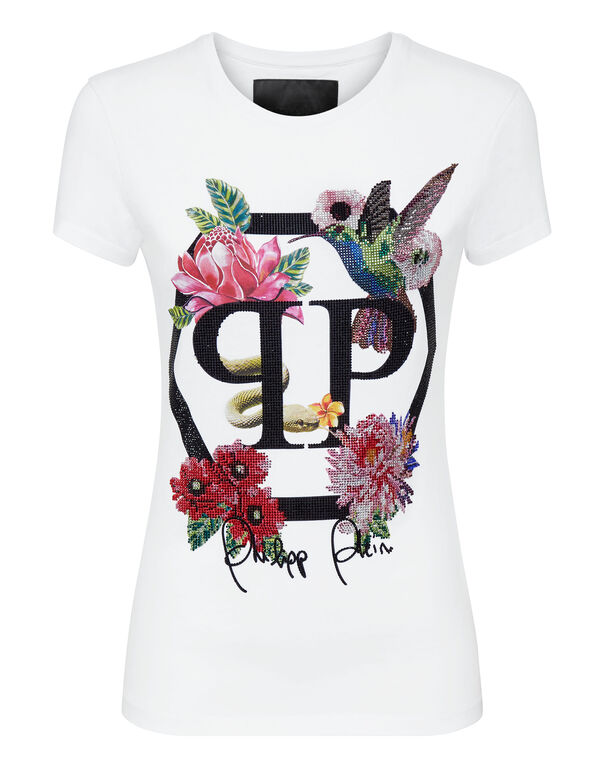 T-shirt Round Neck SS Flowers