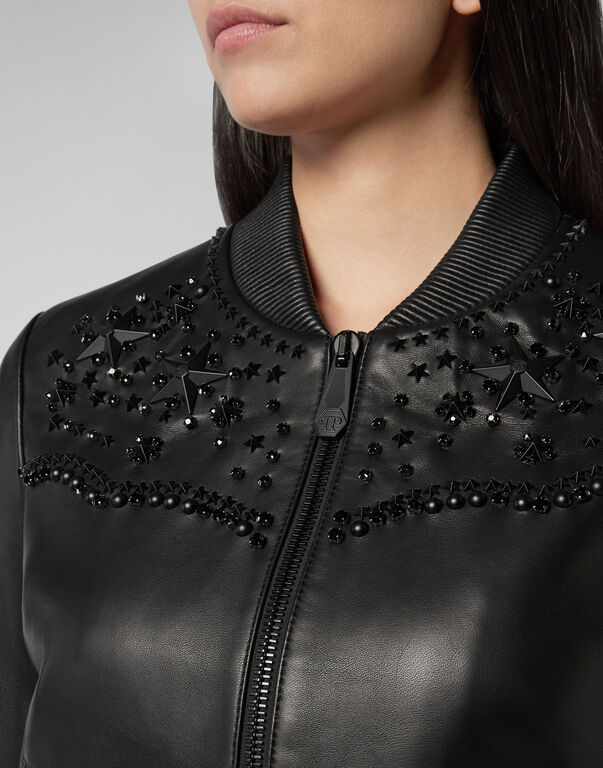 Leather Bomber Studs